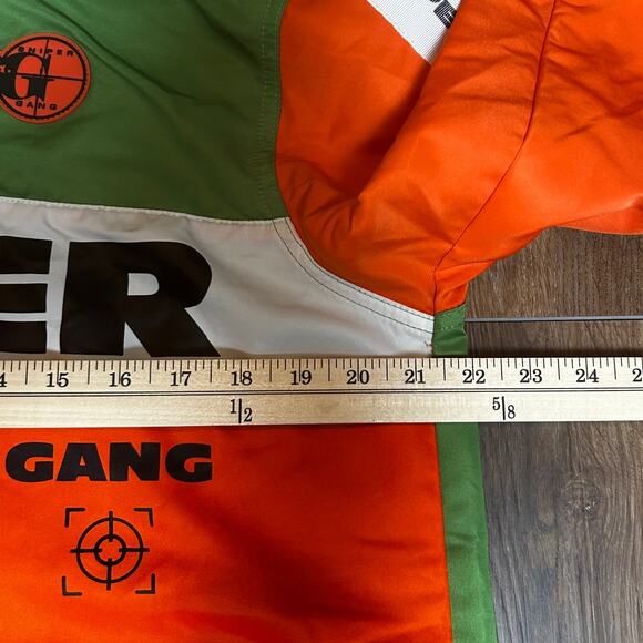 Sniper Gang Nascar Men's Lightweight 3/4 Zip Hoodie Windbreaker Size S/P - Picture 6 of 10